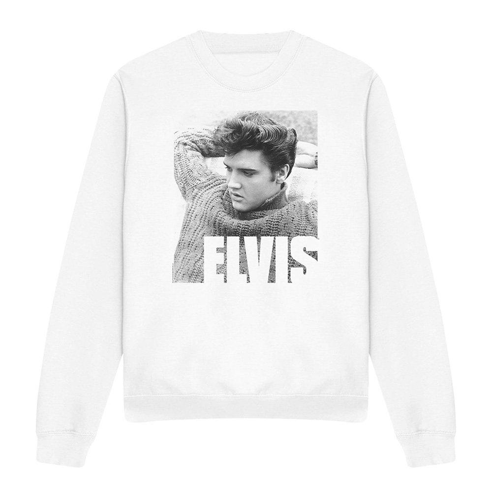 White - Elvis Presley - Elvis Presley Relaxing Sweatshirt White - 4