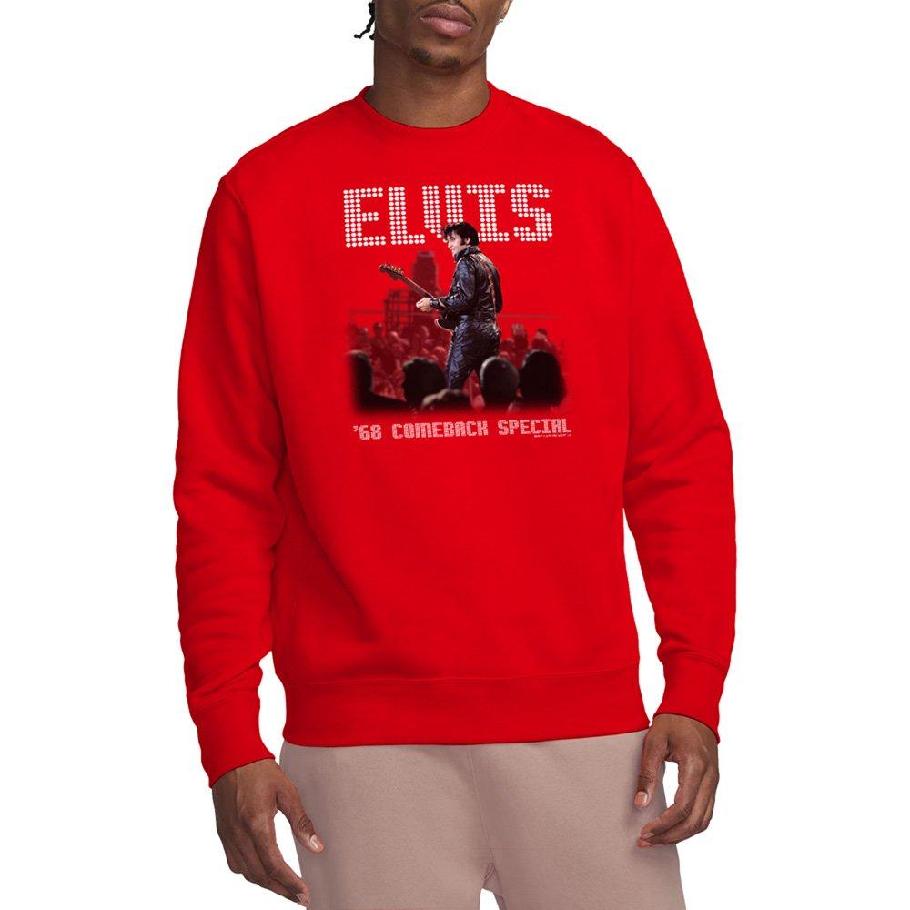 Elvis Presley Elvis Presley Return Of The King Sweatshirt Red