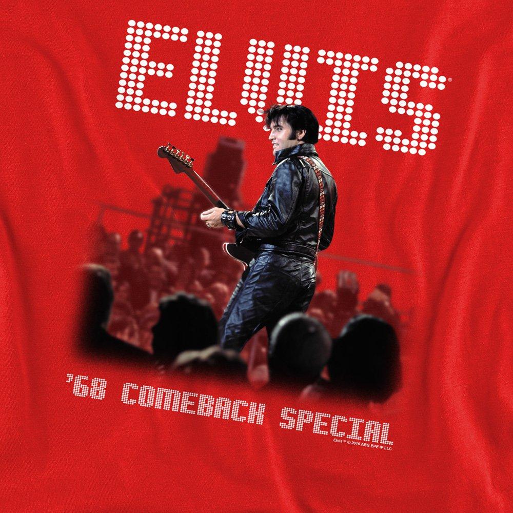 Red - Elvis Presley - Elvis Presley Return Of The King Sweatshirt Red - 2