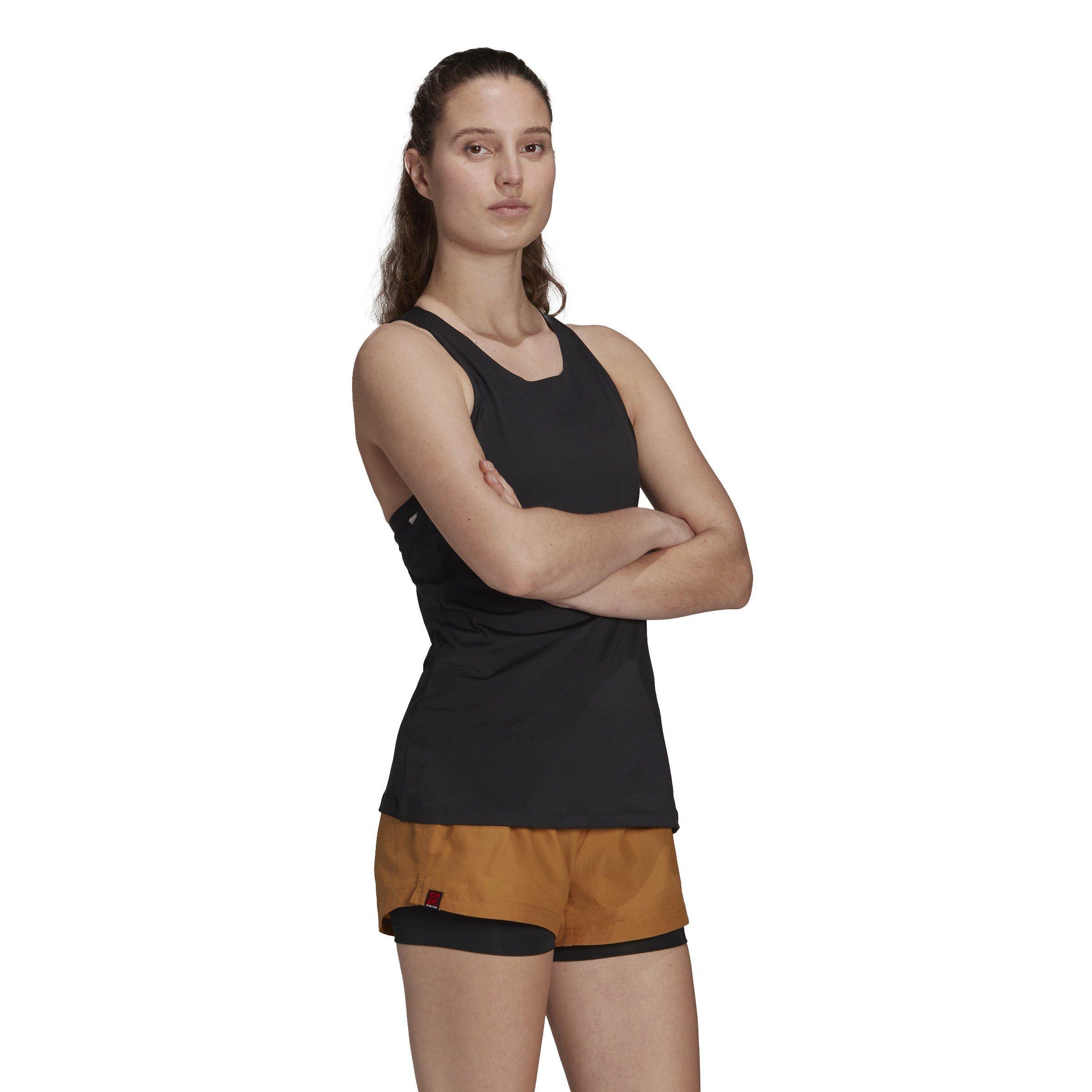 Schwarz - adidas - 5.10 Primegreen Felsblock Tank Top Womens - 4