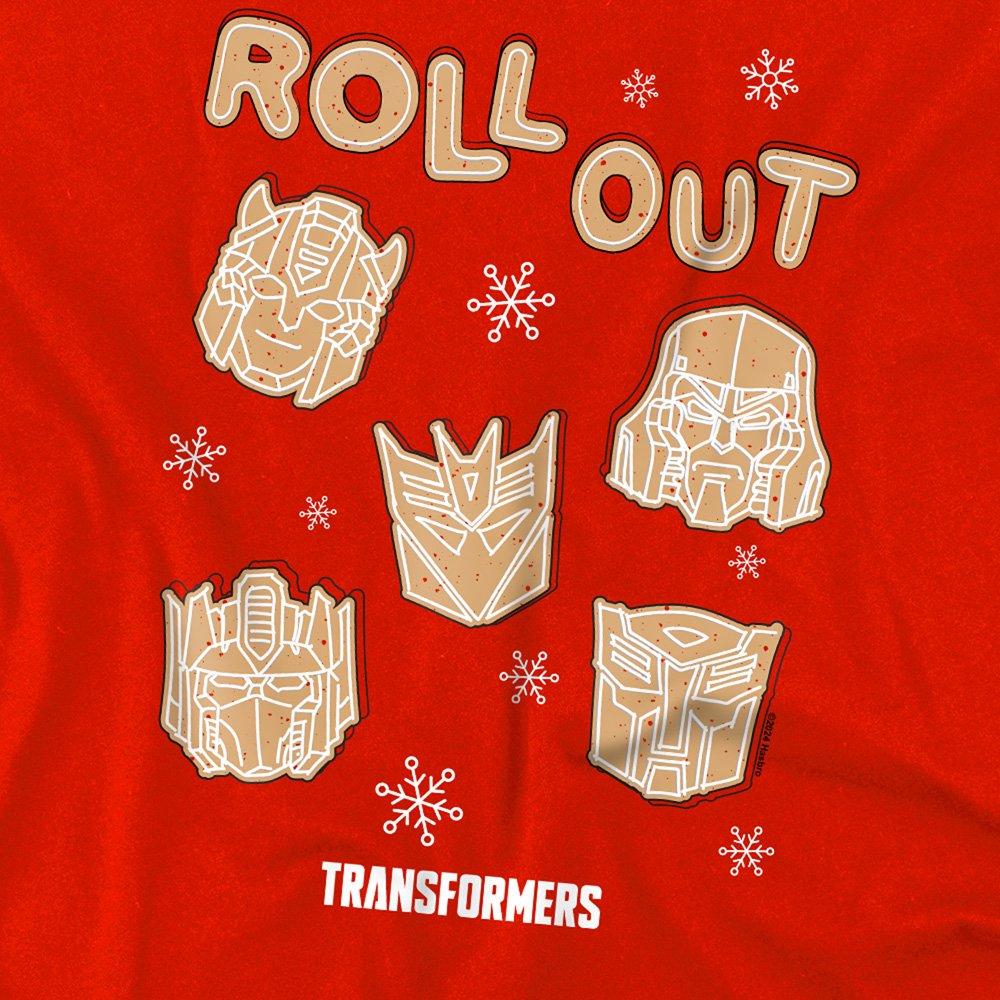 Red - Hasbro - Transformers Roll Out Christmas Cookies Youth Kids - 2