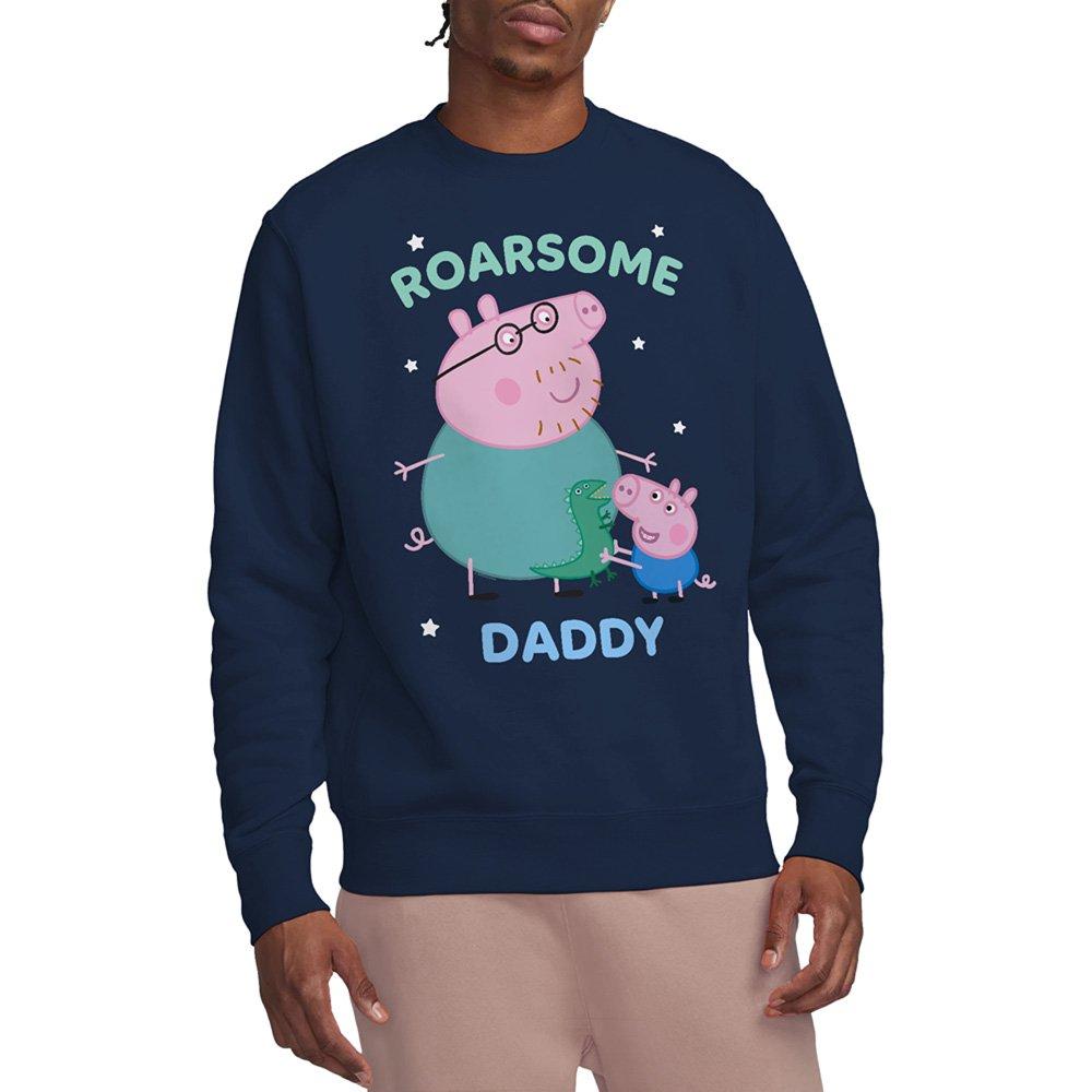 Navy - Hasbro - Peppa Pig Roarsome Daddy Pig Sweatshirt Navy - 1
