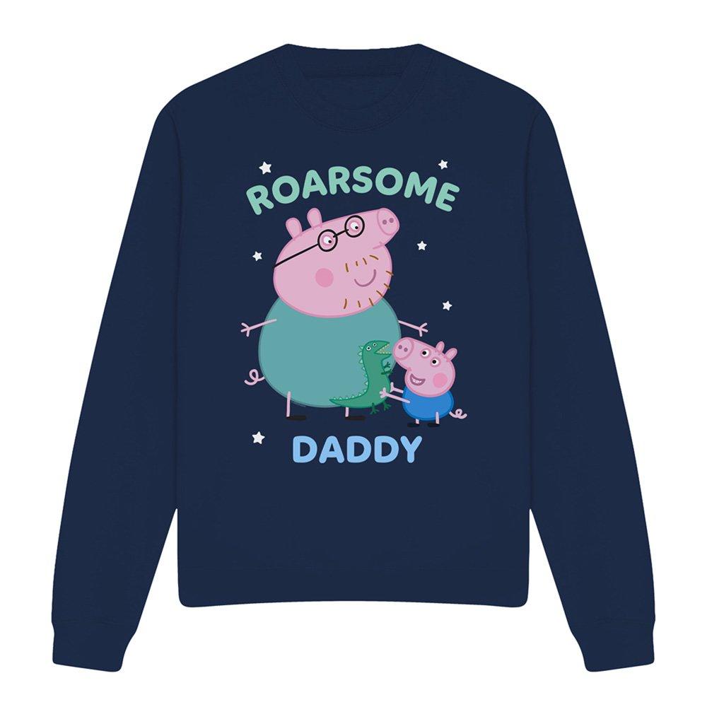 Navy - Hasbro - Peppa Pig Roarsome Daddy Pig Sweatshirt Navy - 4