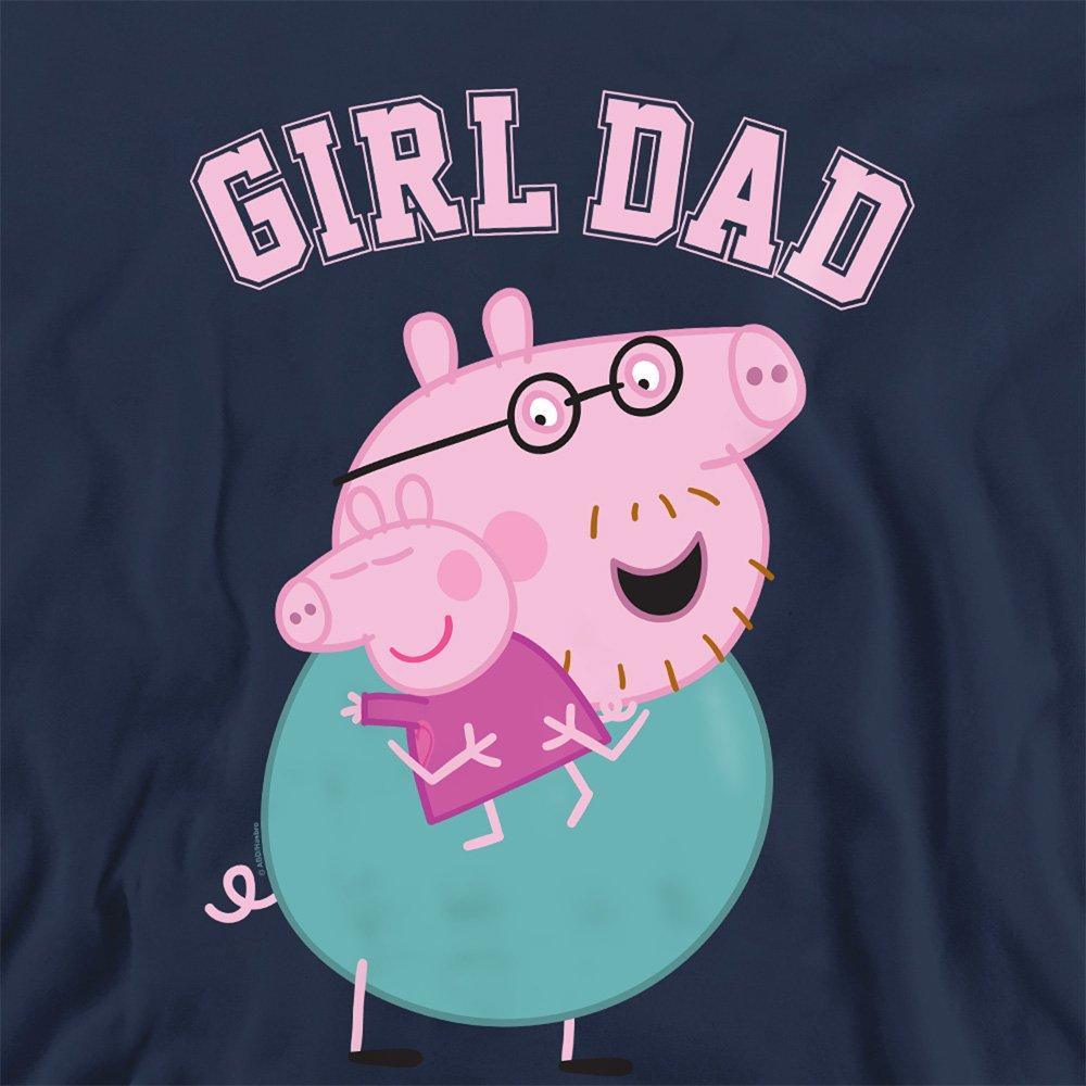 Navy - Hasbro - Peppa Pig Daddy Pig Girl Dad Sweatshirt Navy - 2