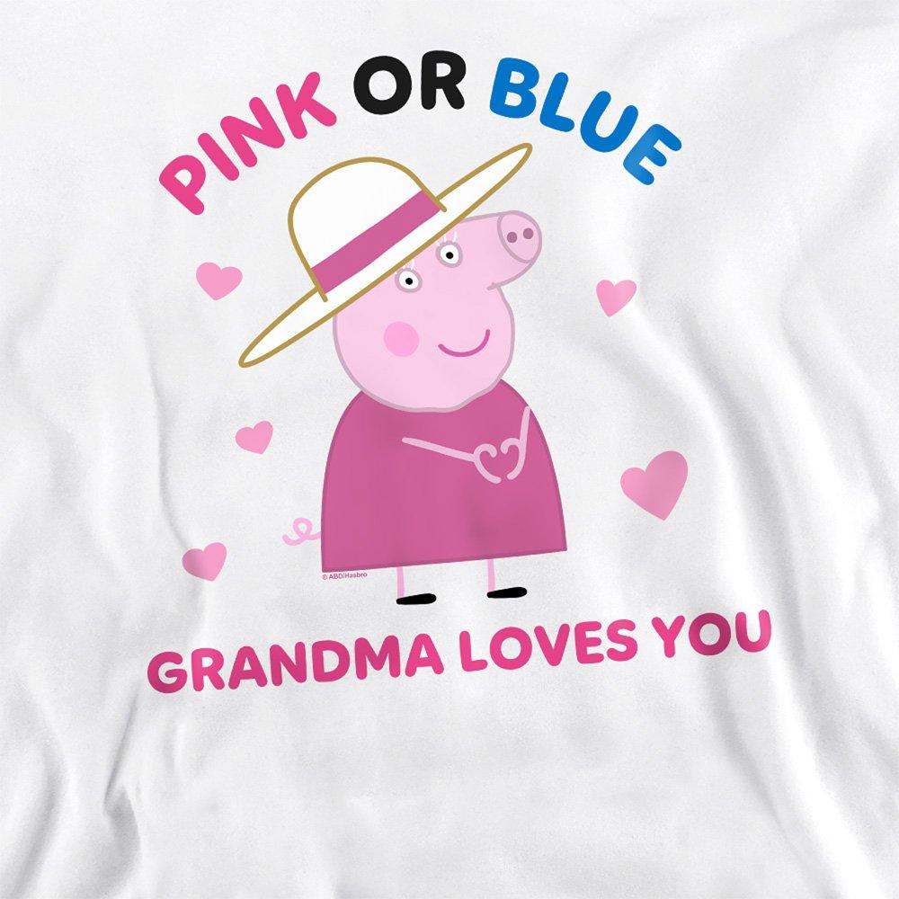 White - Hasbro - Peppa Pig Pink Or Blue Grandma Pig Loves You Women - 2