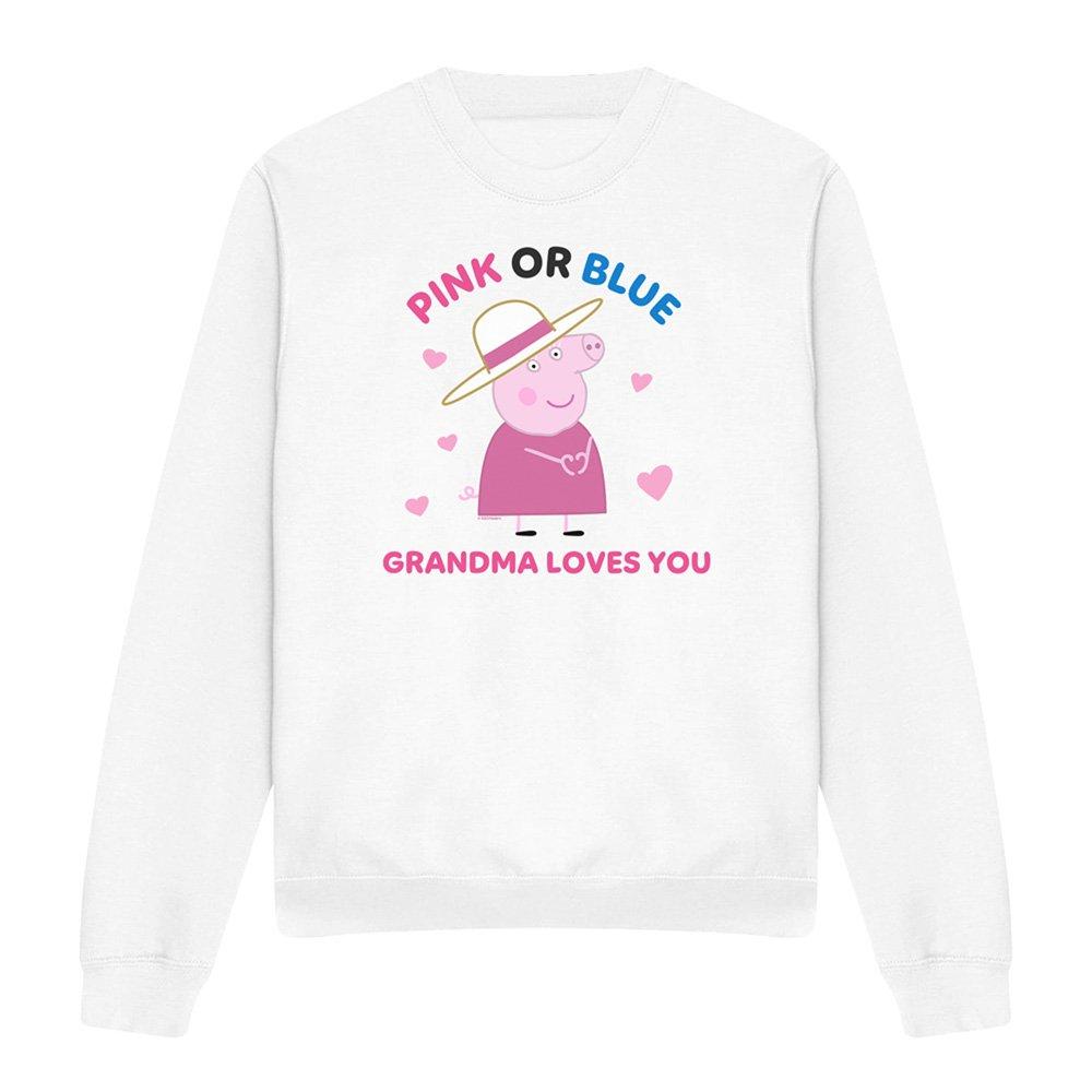 White - Hasbro - Peppa Pig Pink Or Blue Grandma Pig Loves You Women - 4