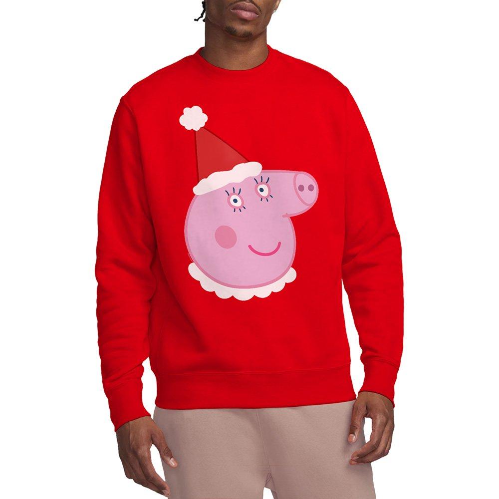 Hasbro Peppa Pig Mummy Pig Santa Hat Sweatshirt Red