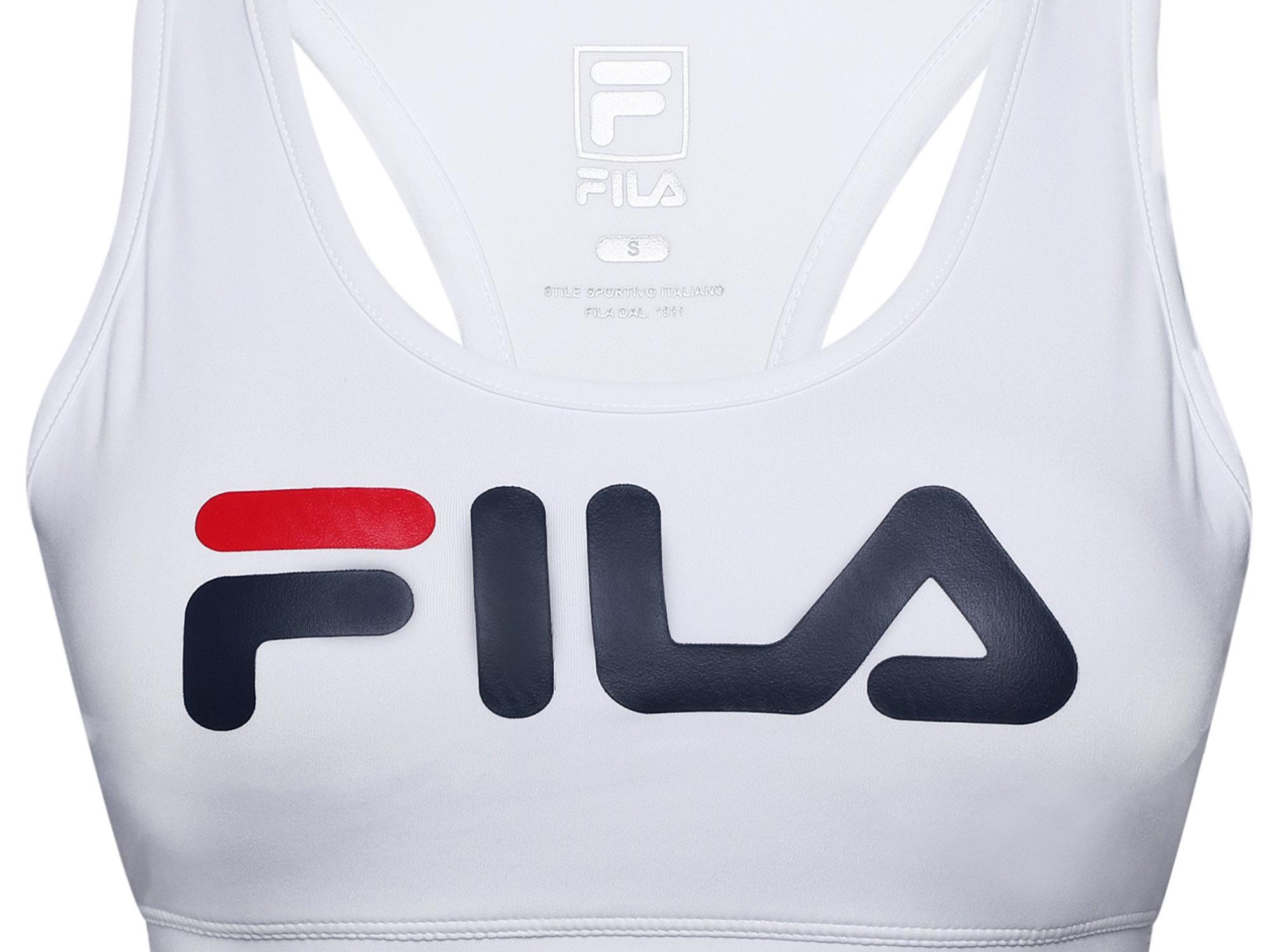 Buy Fila Yuna Sports Bras Women White, Multicoloured online