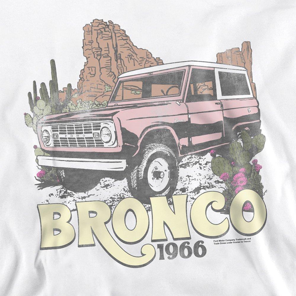 White - Ford - Ford Bronco Desert 1966 Sweatshirt White - 2