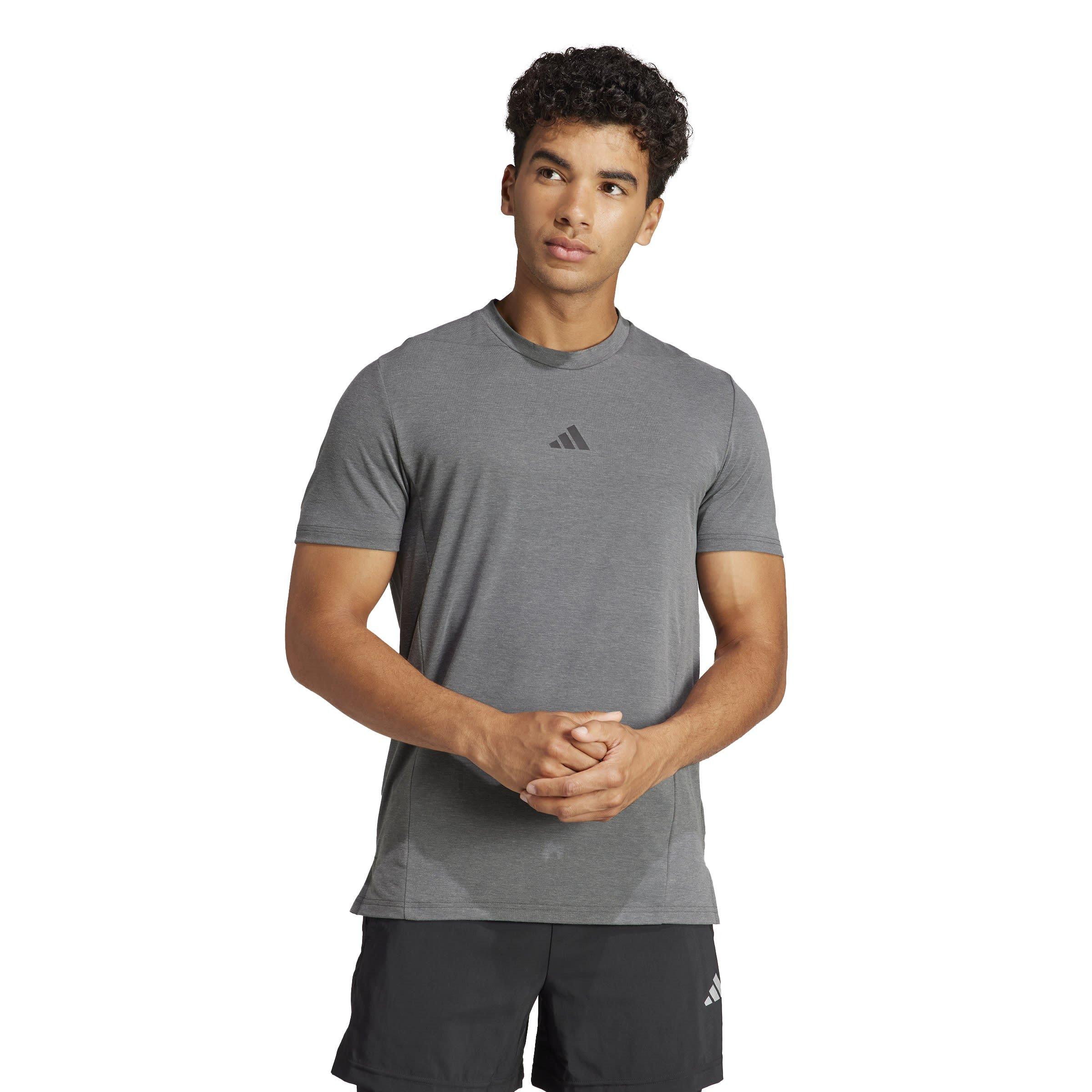 Dgn Solid Grey - adidas - Designed For Training Mens Performance T Shirt - 2