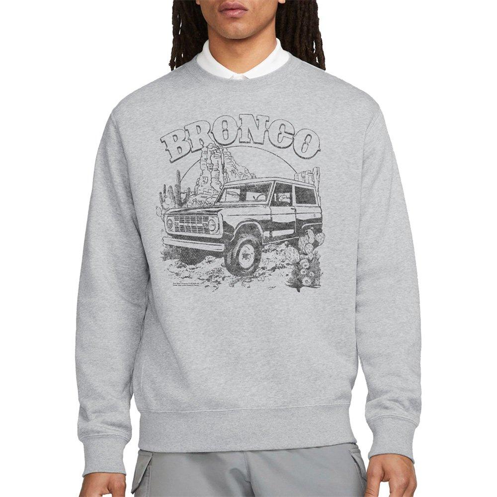 Light Grey - Ford - Ford Bronco Desert Black Mono Sweatshirt Athletic - 1