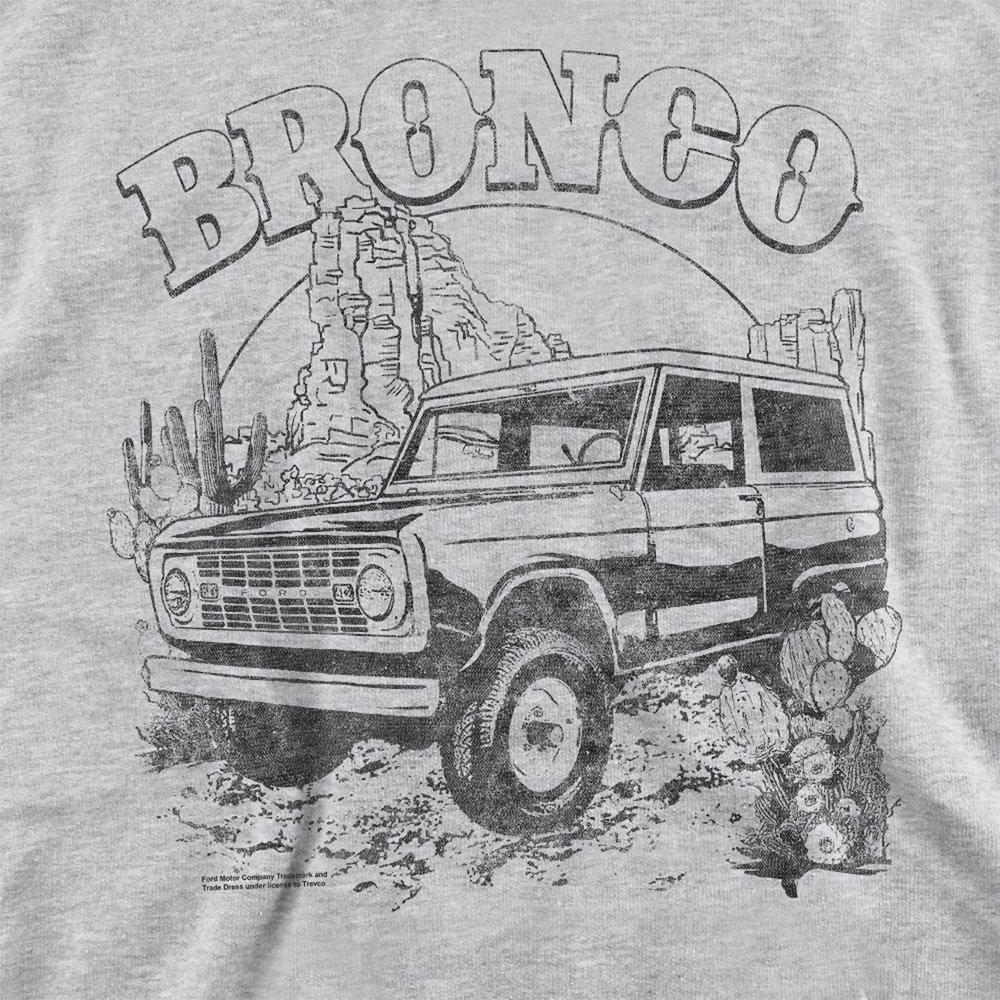 Light Grey - Ford - Ford Bronco Desert Black Mono Sweatshirt Athletic - 2