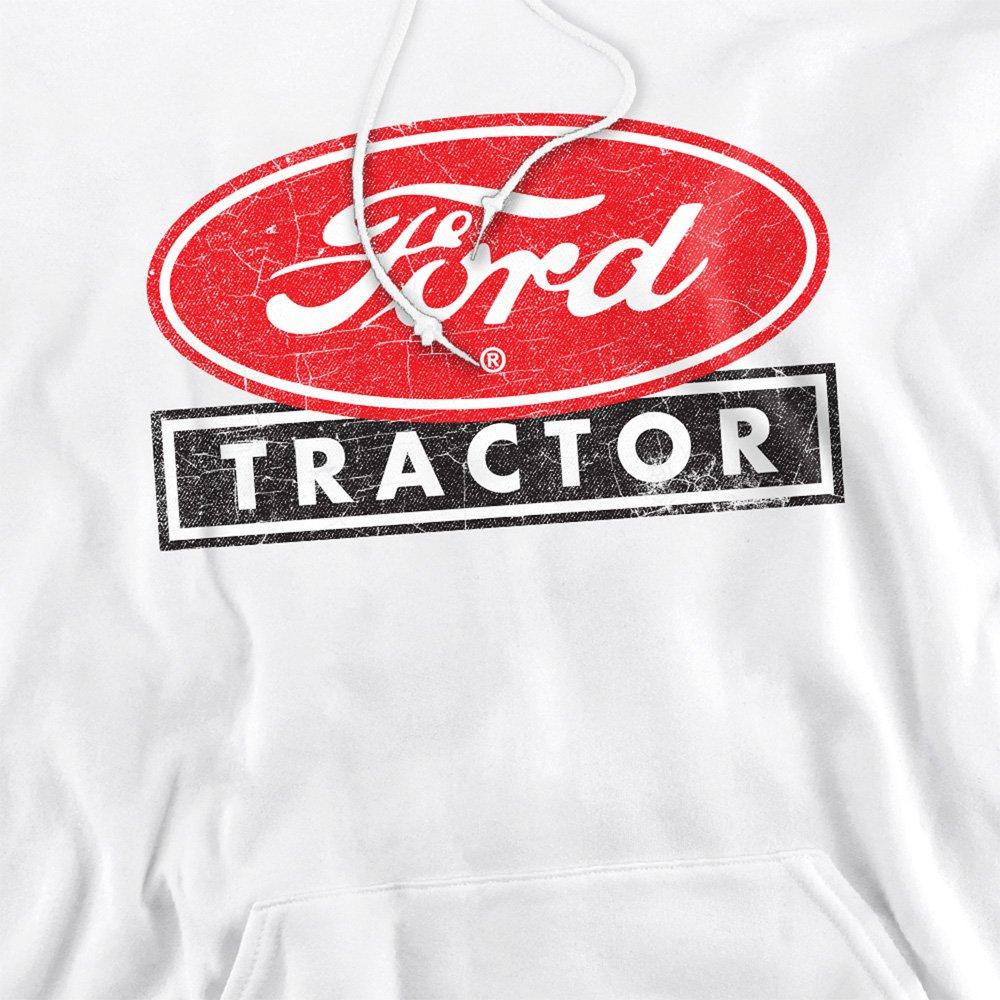 White - Ford - Ford Tractor Hoodie White - 2
