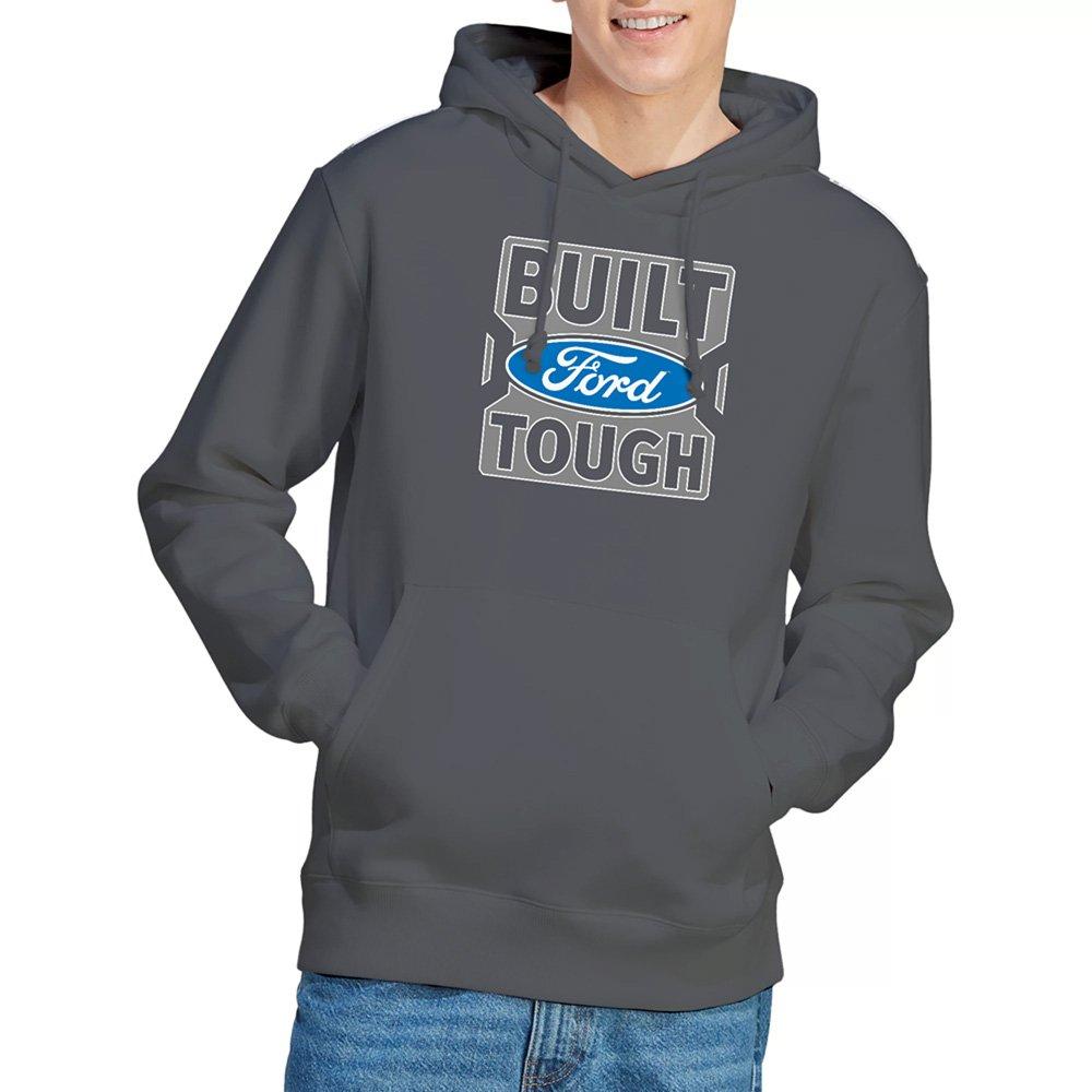 Charcoal - Ford - Ford Trucks Built Ford Tough Hoodie Charcoal - 1