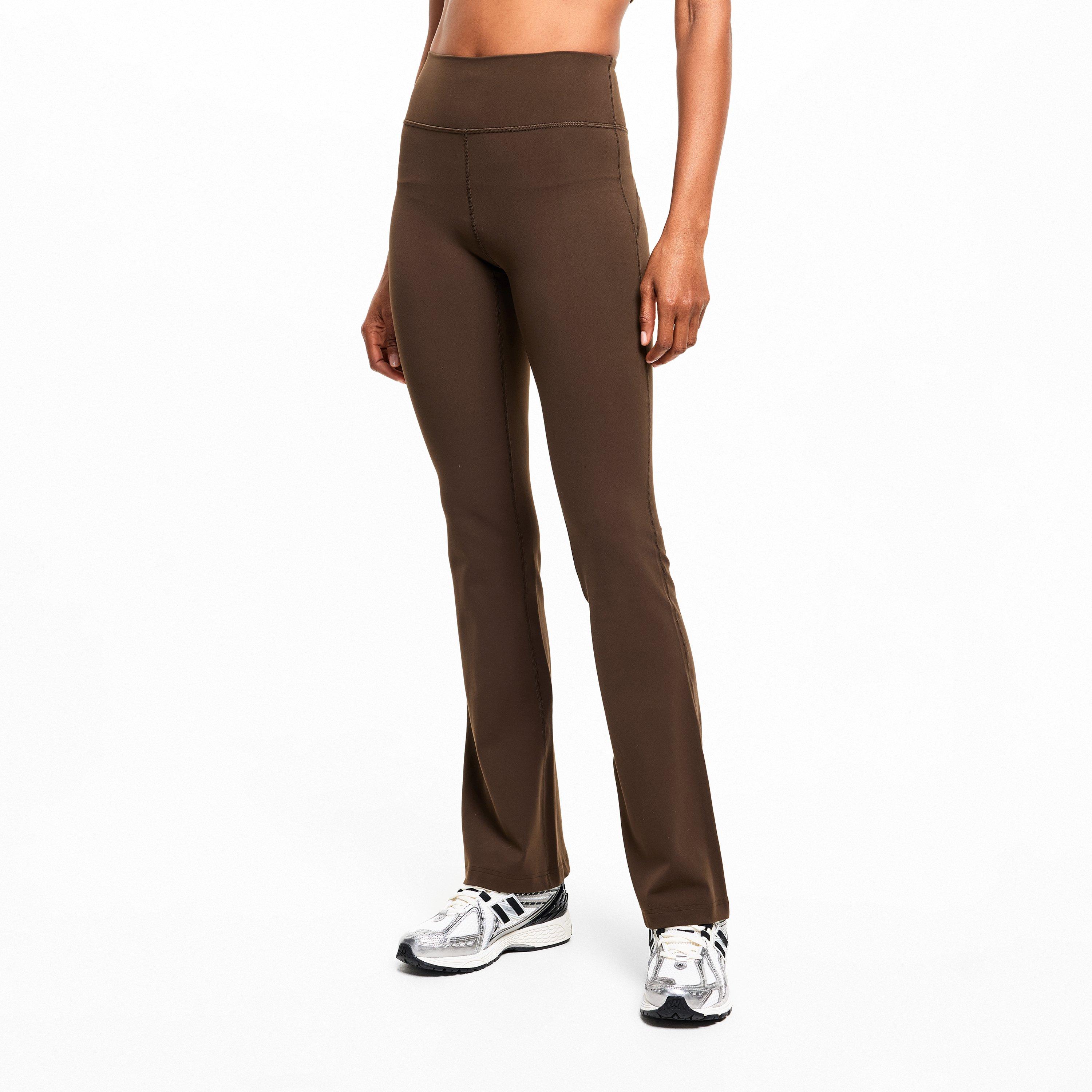 Walnut Crunch - Lululemon - Women'S Groove Super-High-Rise Flared Pant - 3