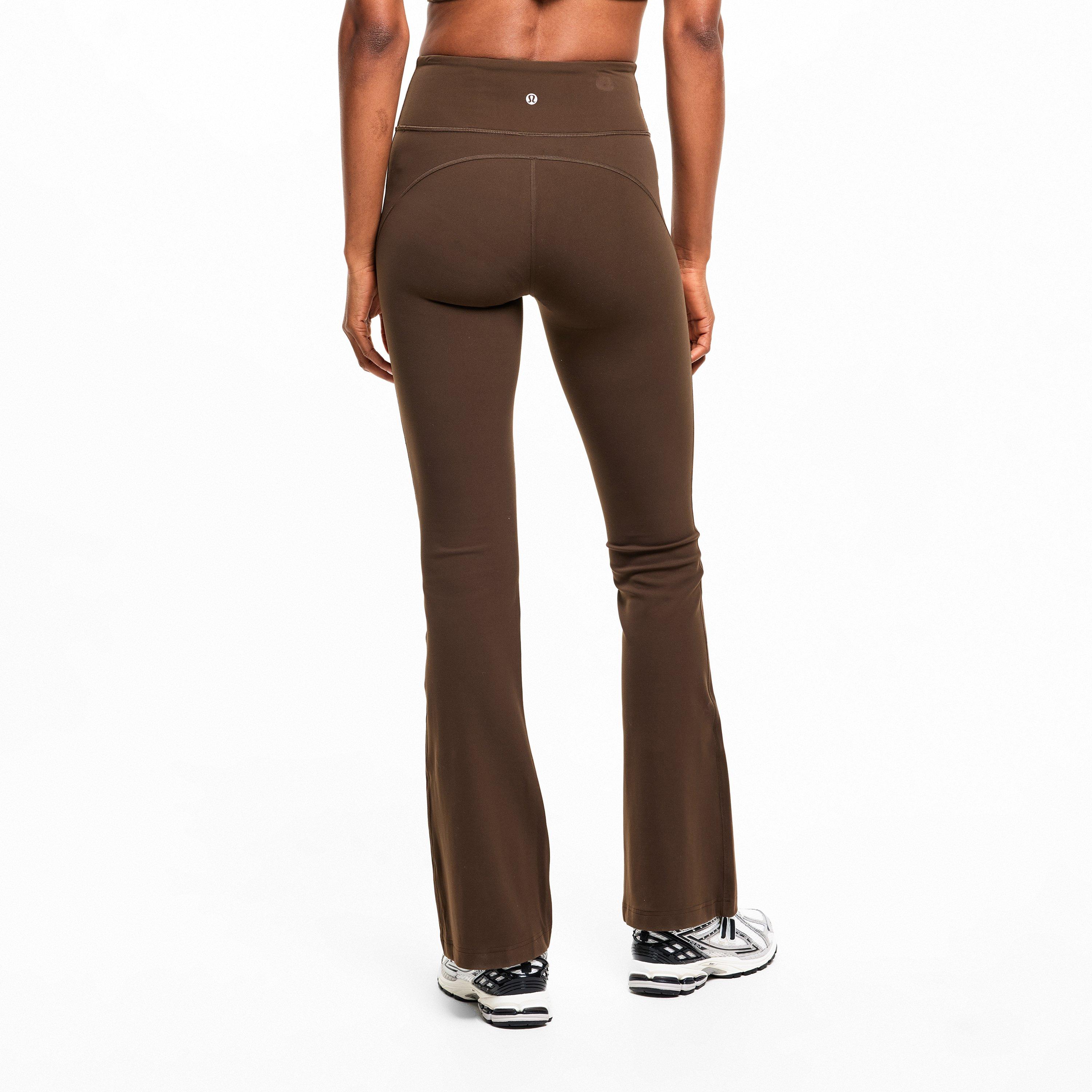 Walnut Crunch - Lululemon - Women'S Groove Super-High-Rise Flared Pant - 4