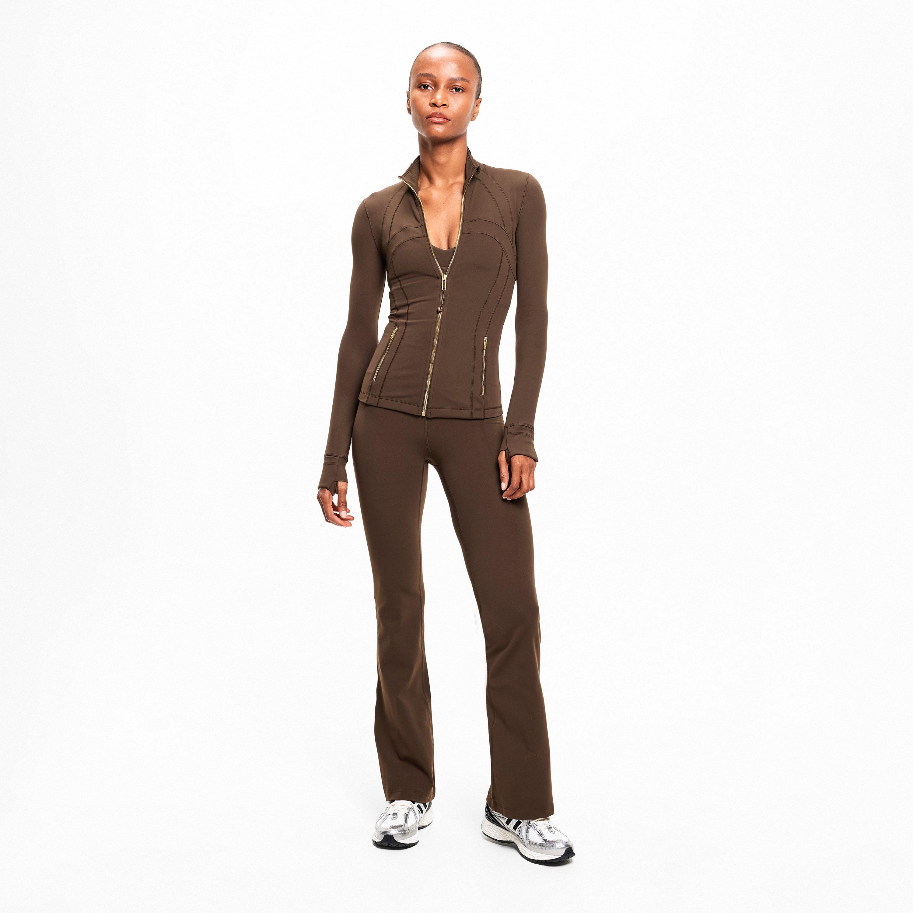 Walnut Crunch - Lululemon - Women'S Groove Super-High-Rise Flared Pant - 5