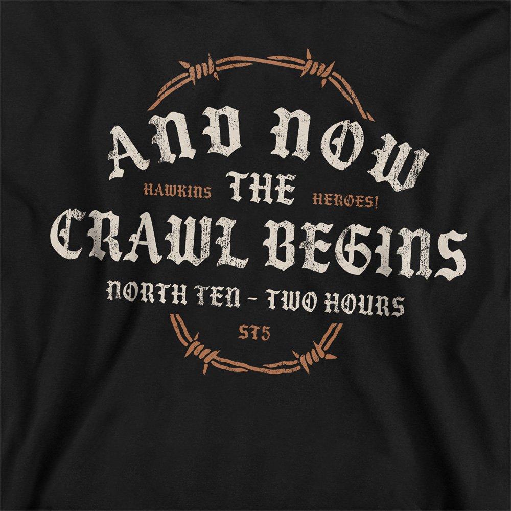 Black - Stranger Things - Stranger Things The Crawl Begins Sweatshirt Black - 2