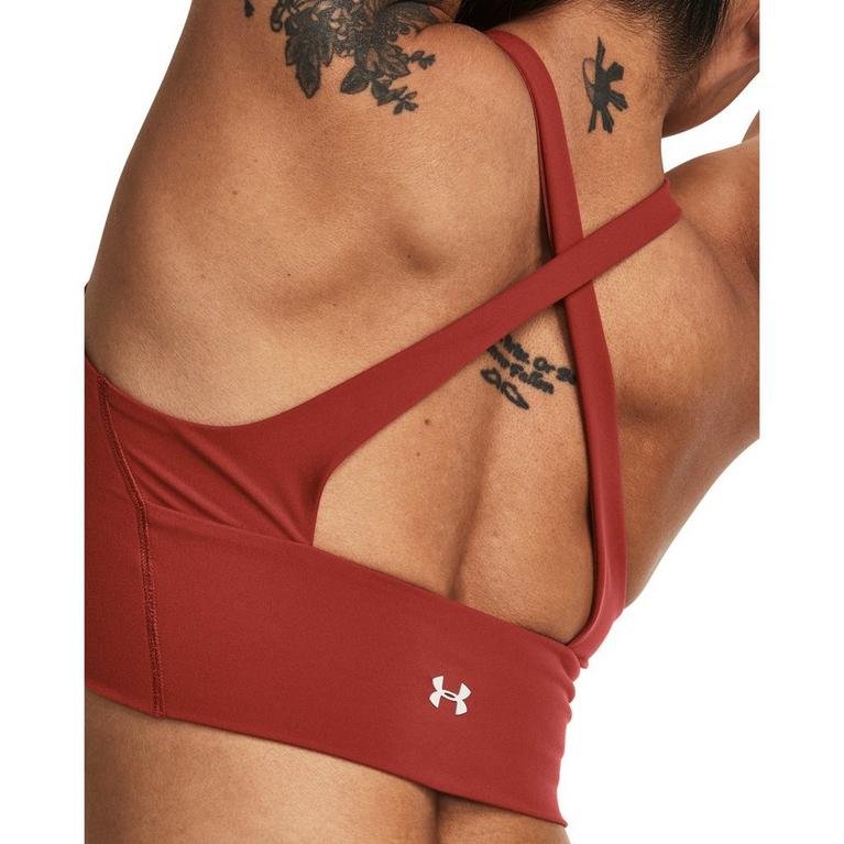 Heritage Red - Under armour Gear - Under armour Gear Pjt Rck Letsgo Crssover Top Medium Impact Sports Bra Womens - 5
