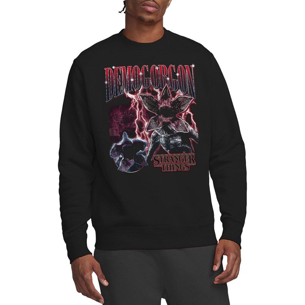 Black - Stranger Things - Stranger Things Demogorgon Homage Sweatshirt Blac - 1