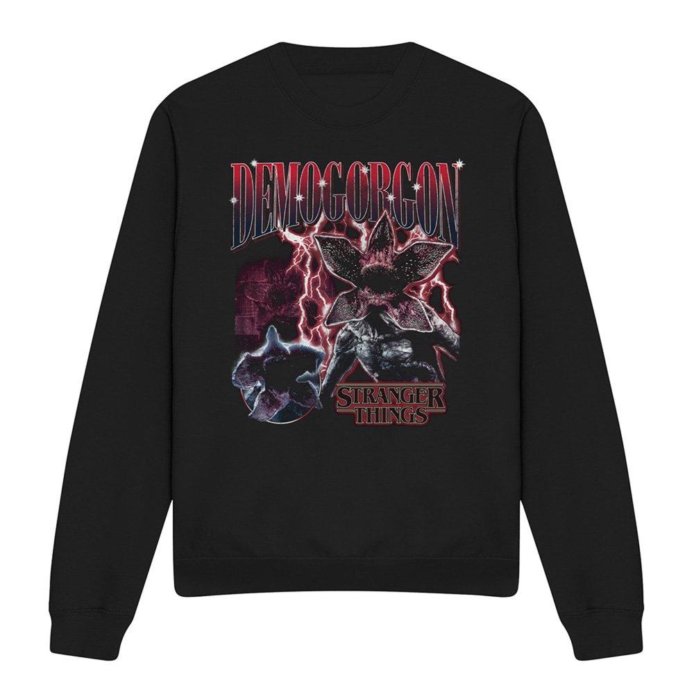 Black - Stranger Things - Stranger Things Demogorgon Homage Sweatshirt Blac - 4