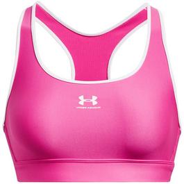 Under Armour Armour Ua Hg Mid Padless Medium Impact Sports Bra Womens