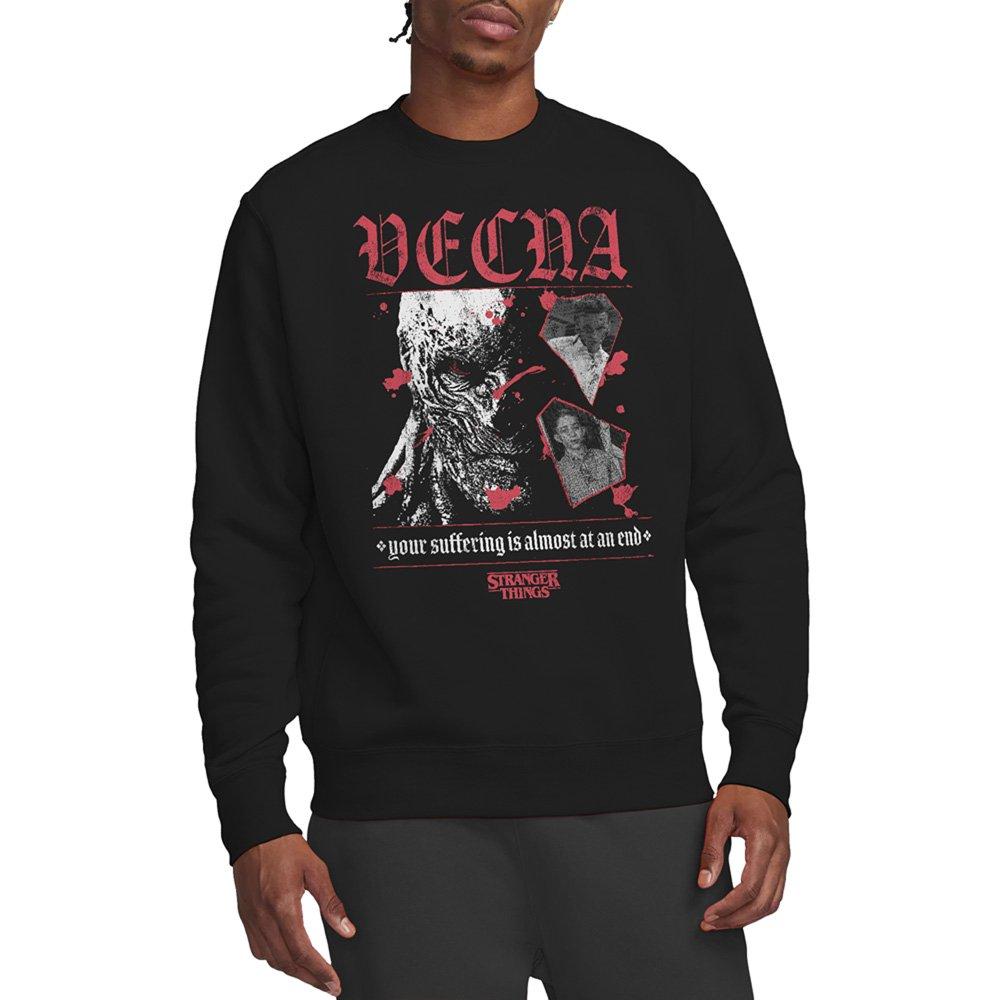 Black - Stranger Things - Stranger Things Vecna Suffering Sweatshirt Black - 1