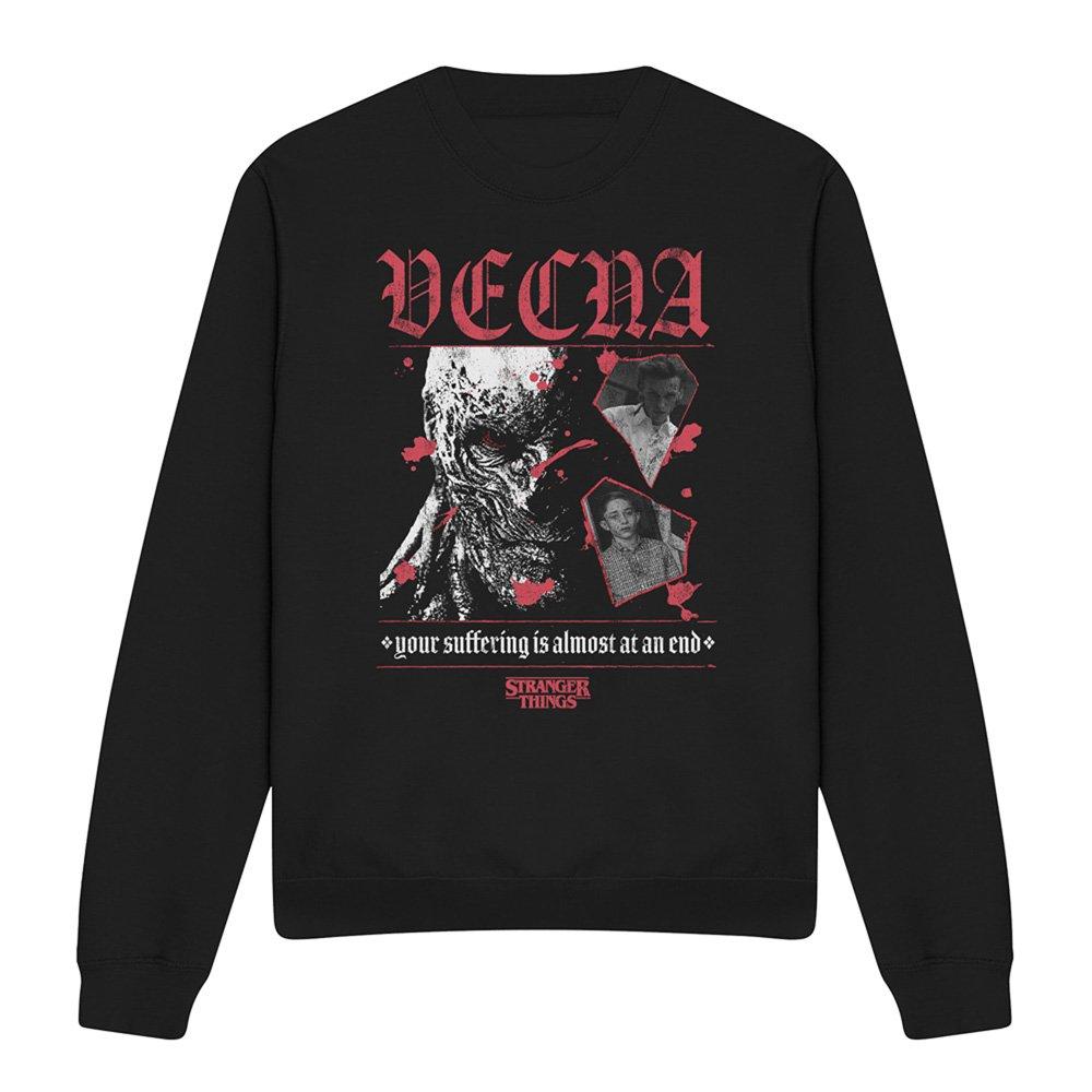 Black - Stranger Things - Stranger Things Vecna Suffering Sweatshirt Black - 4