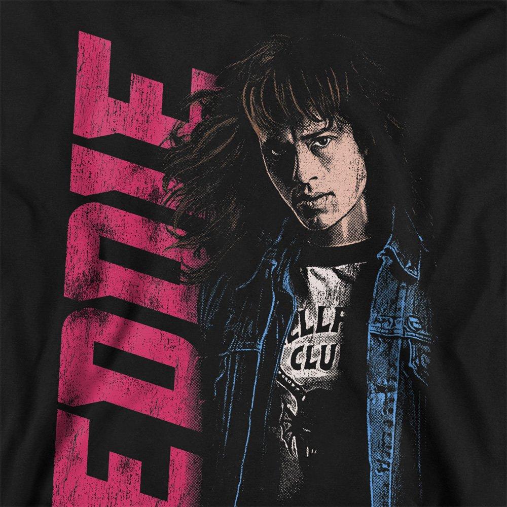 Black - Stranger Things - Stranger Things Eddie Neo Homage Sweatshirt Black - 2