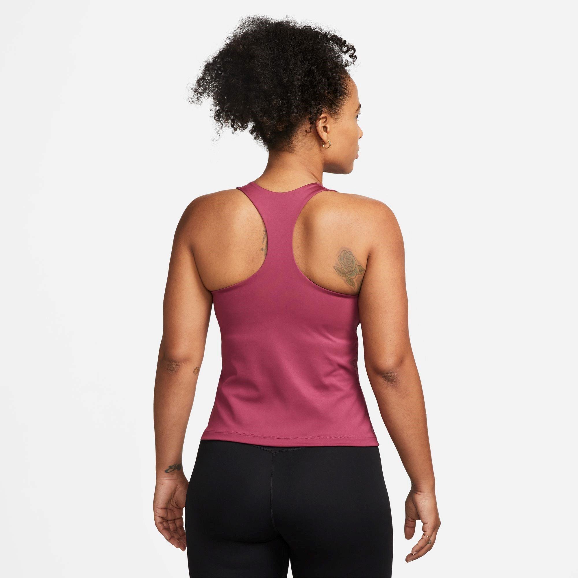 ROSEWOOD/ROSEWO - Nike - Swoosh Women's Medium-Support Padded Sports Bra Tank - 2