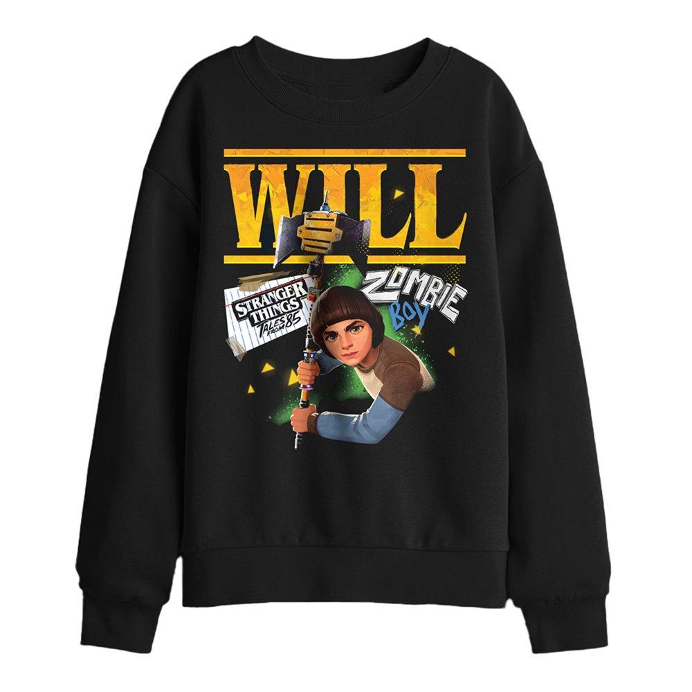 Black - Stranger Things - Stranger Things Tales From 85 Will Kids Sweatshirt - 1