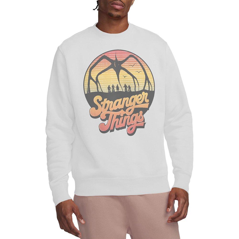 White - Stranger Things - Stranger Things 80S Sunset Mindflayer Group Sweat - 1
