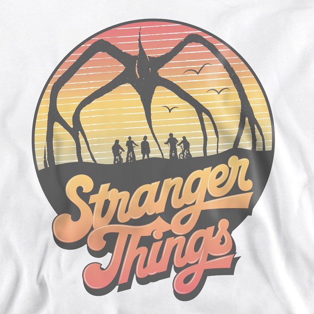 White - Stranger Things - Stranger Things 80S Sunset Mindflayer Group Sweat - 2
