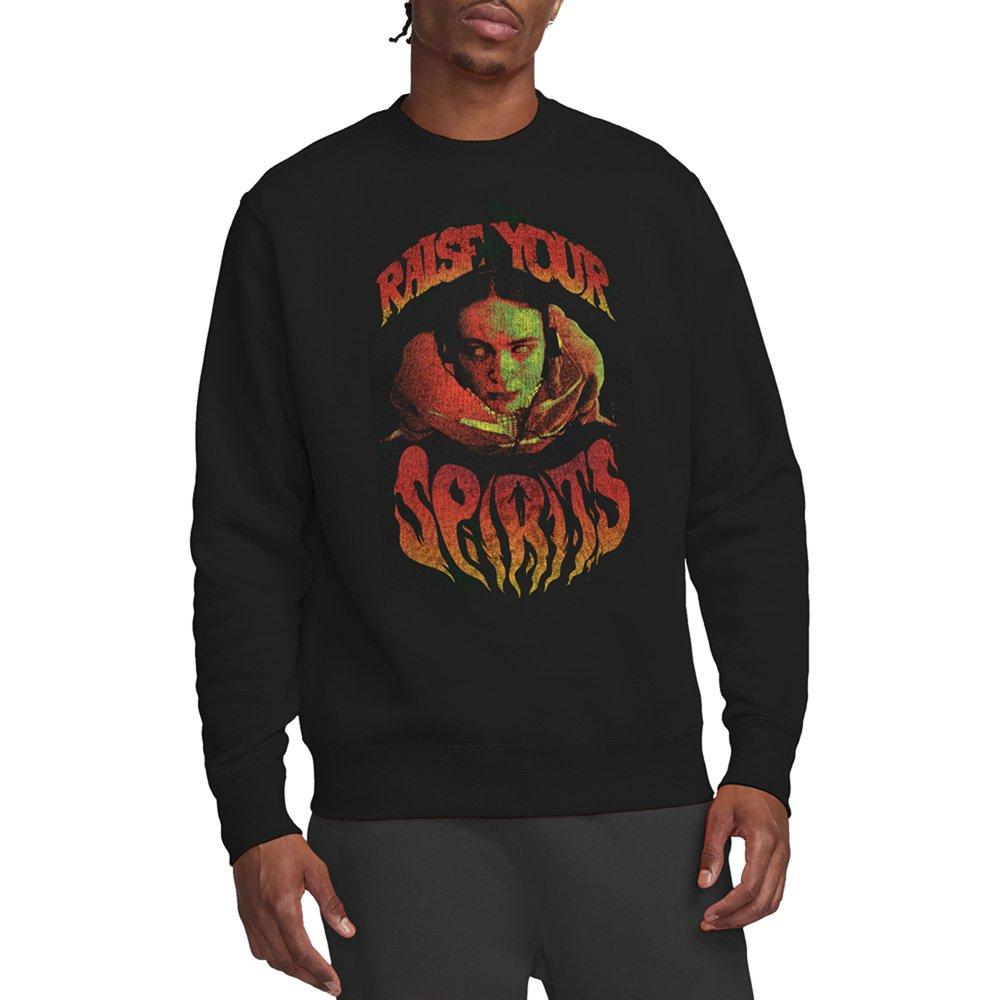 Black - Stranger Things - Stranger Things Raise Your Spirits Sweatshirt Bla - 1