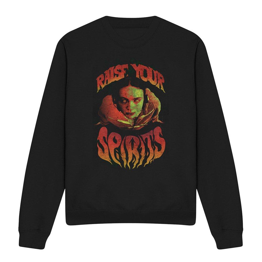 Black - Stranger Things - Stranger Things Raise Your Spirits Sweatshirt Bla - 4