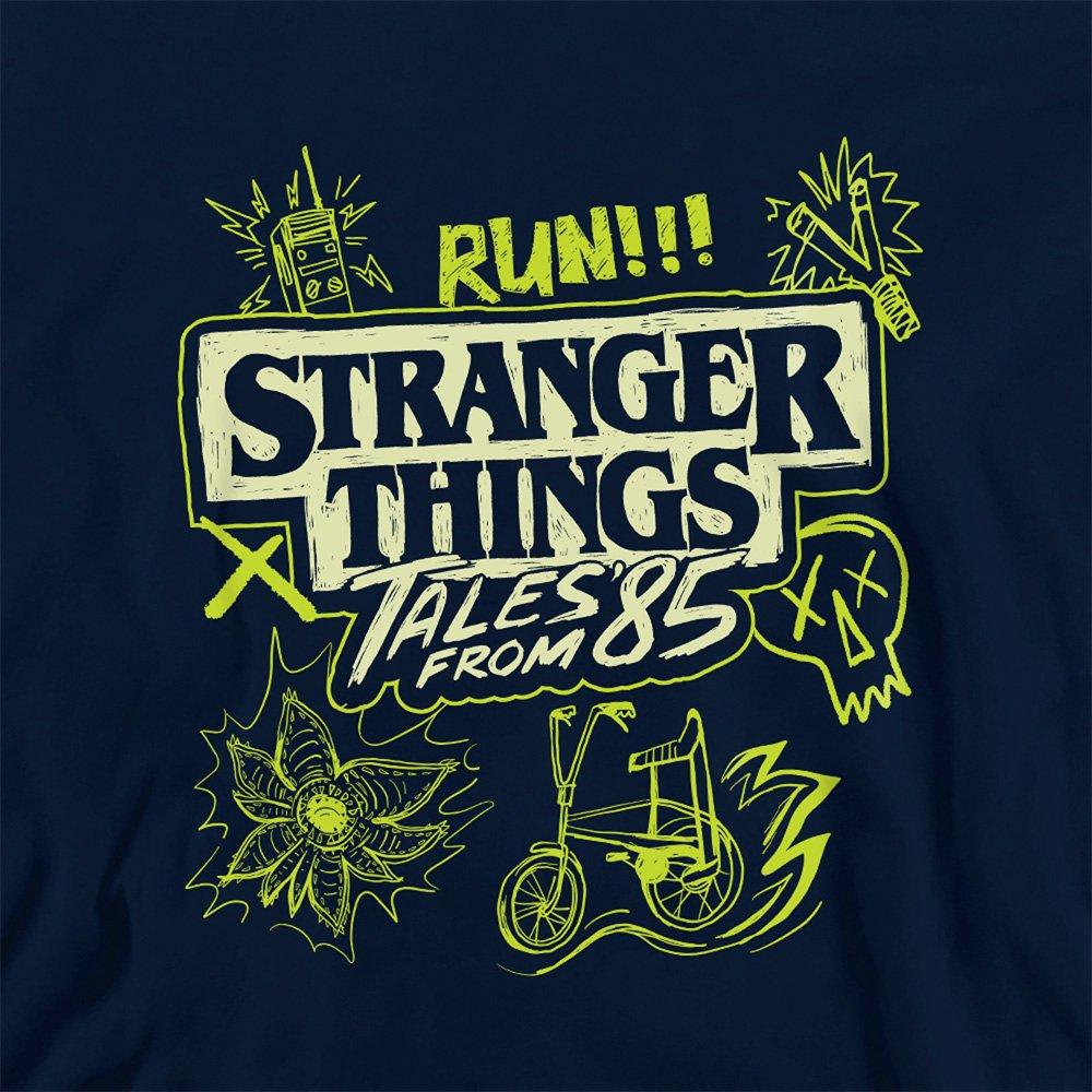 Navy - Stranger Things - Stranger Things Tales From 85 Graffiti Glow Kids P - 2