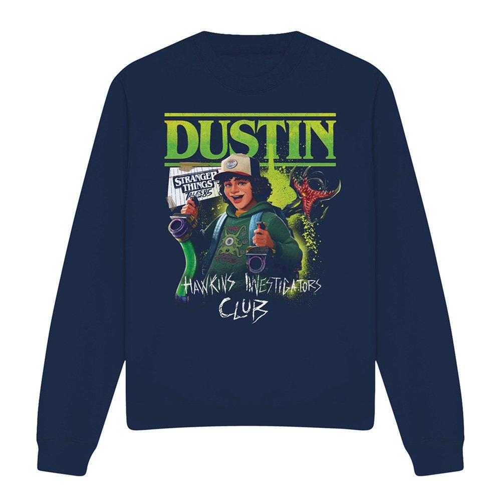 Navy - Stranger Things - Stranger Things Tales From 85 Dustin Sweatshirt N - 4