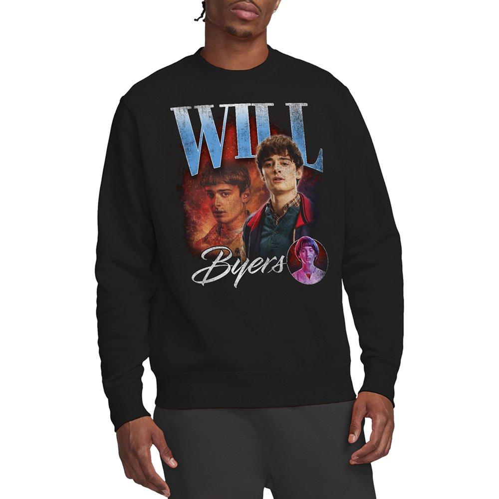 Black - Stranger Things - Stranger Things Will Homage Sweatshirt Black - 1