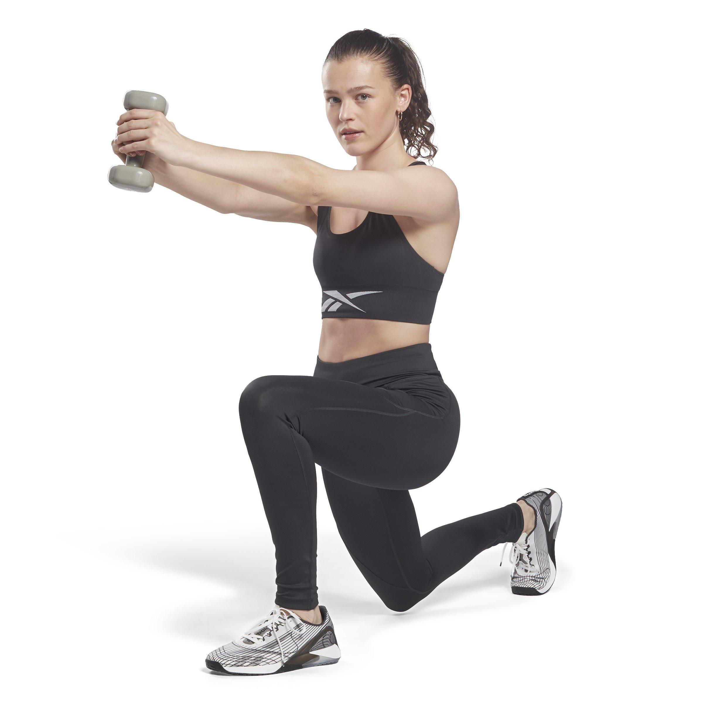 Nacht Zwart - Reebok - Work Seamless Sports Bra - 3