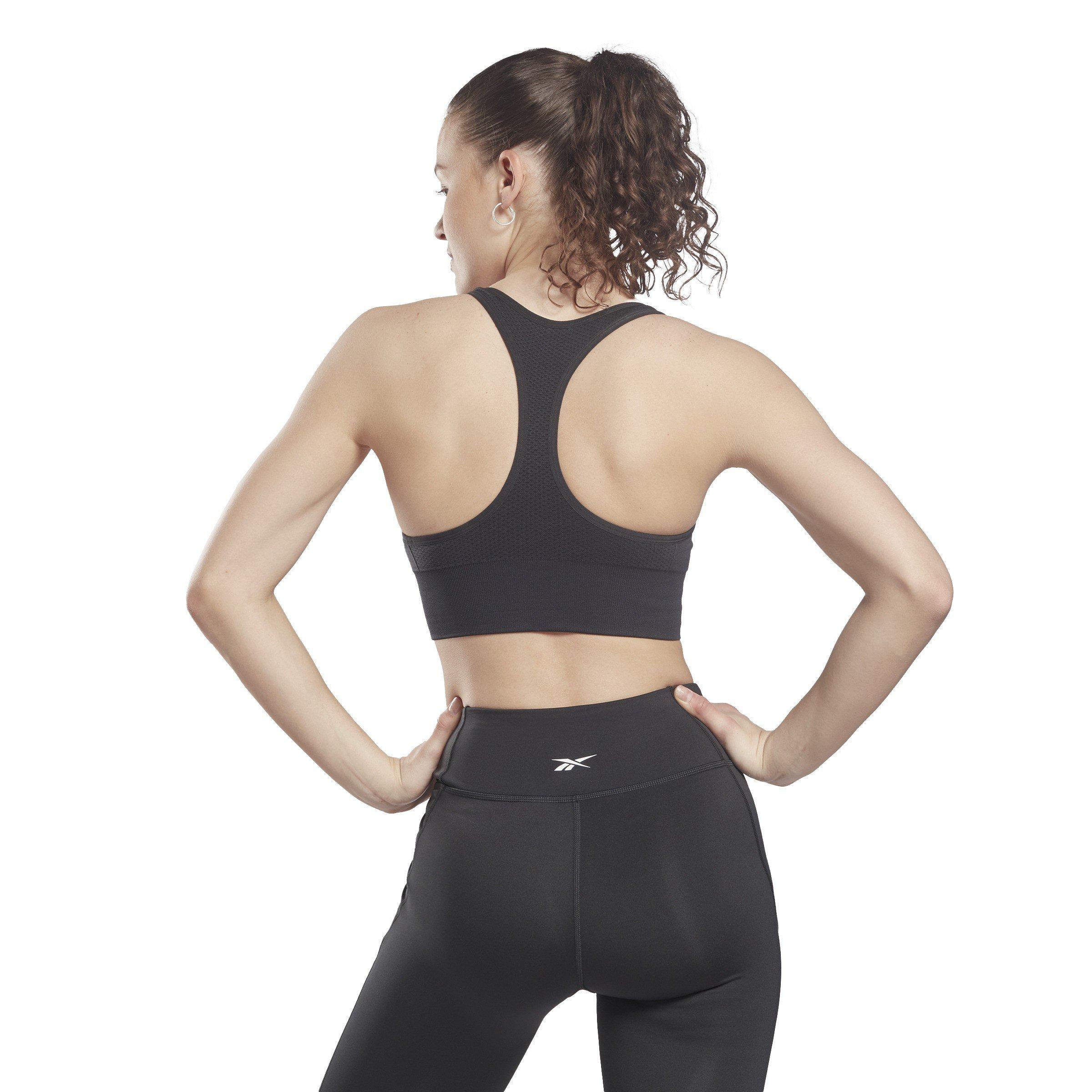 Nacht Zwart - Reebok - Work Seamless Sports Bra - 4