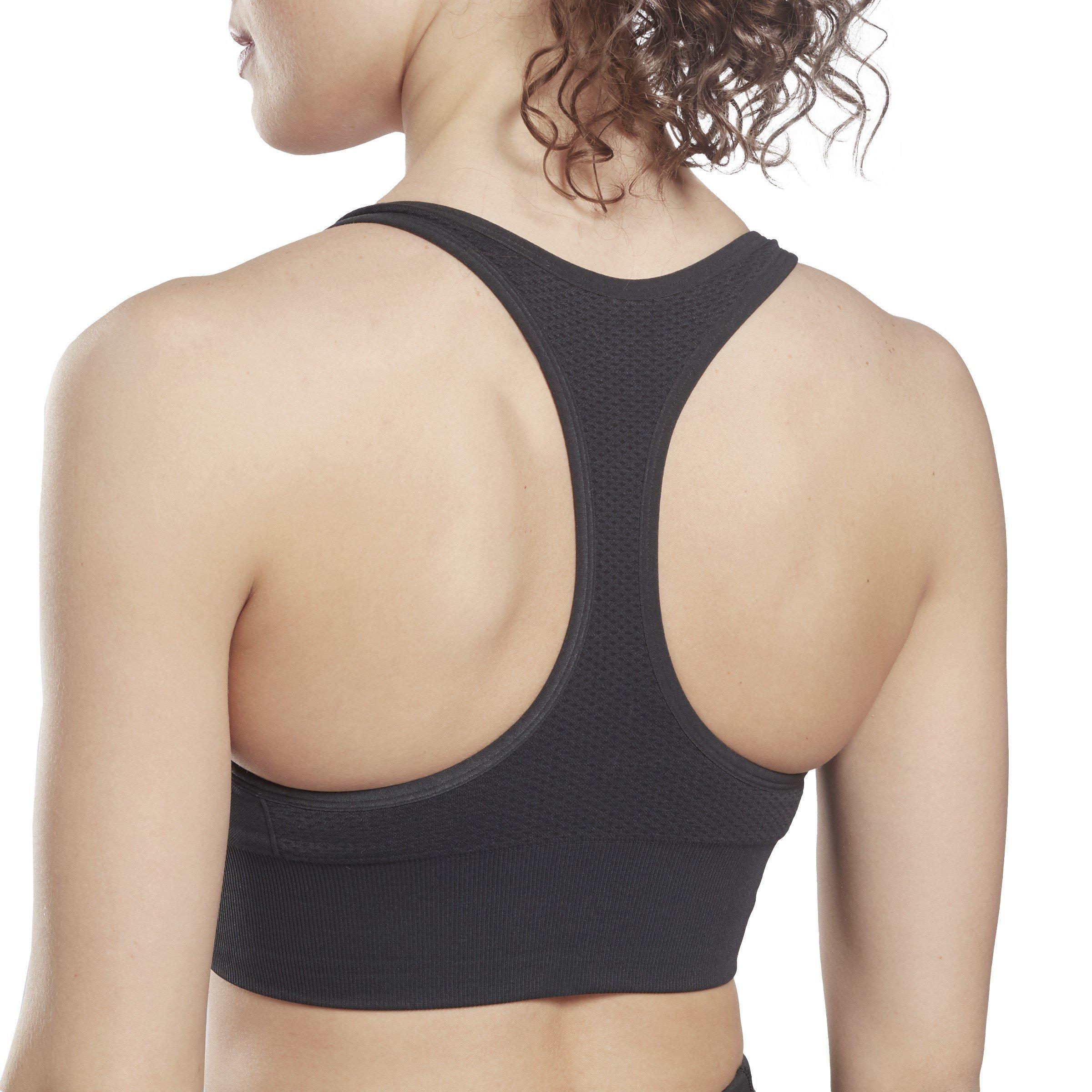 Nacht Zwart - Reebok - Work Seamless Sports Bra - 5