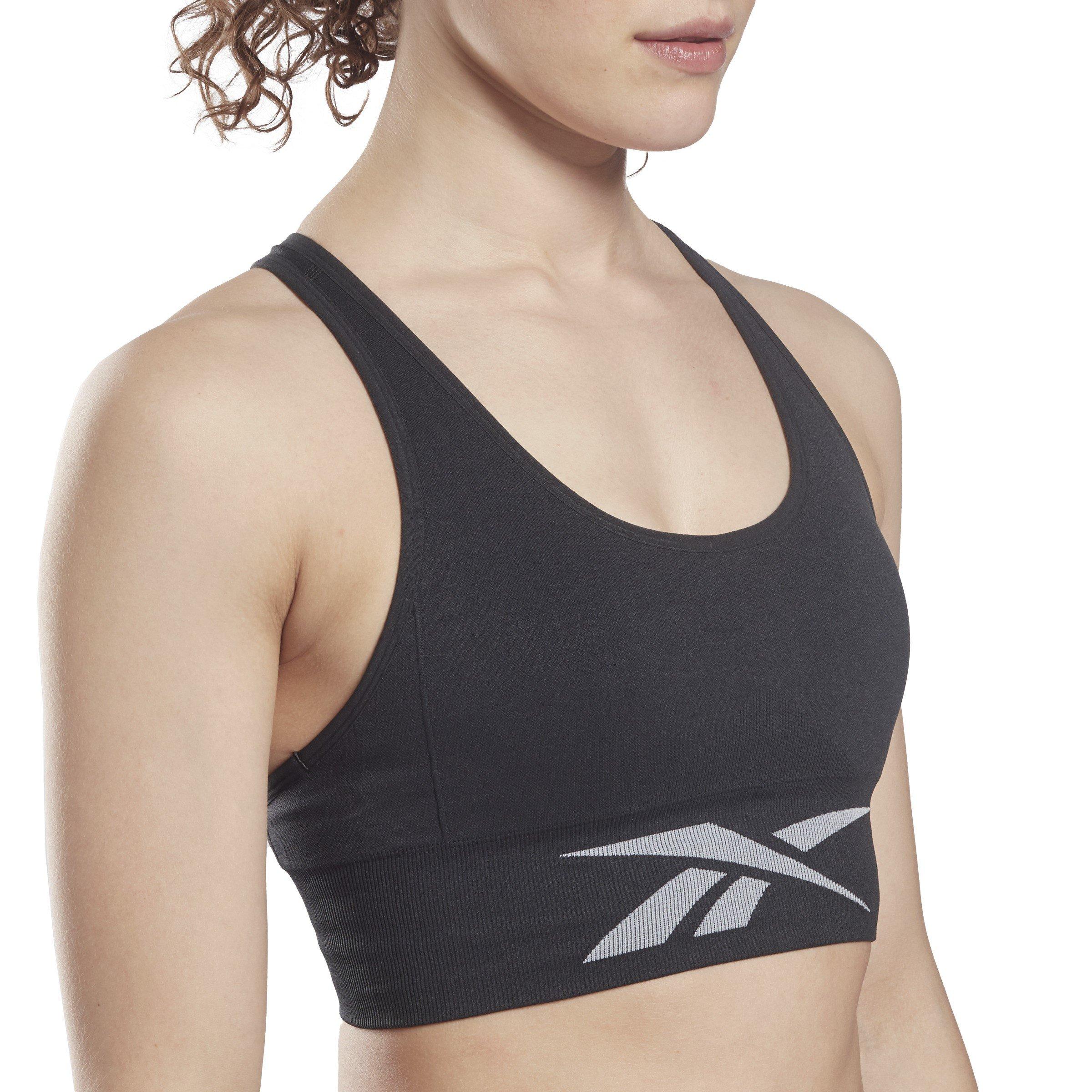 Nacht Zwart - Reebok - Work Seamless Sports Bra - 6