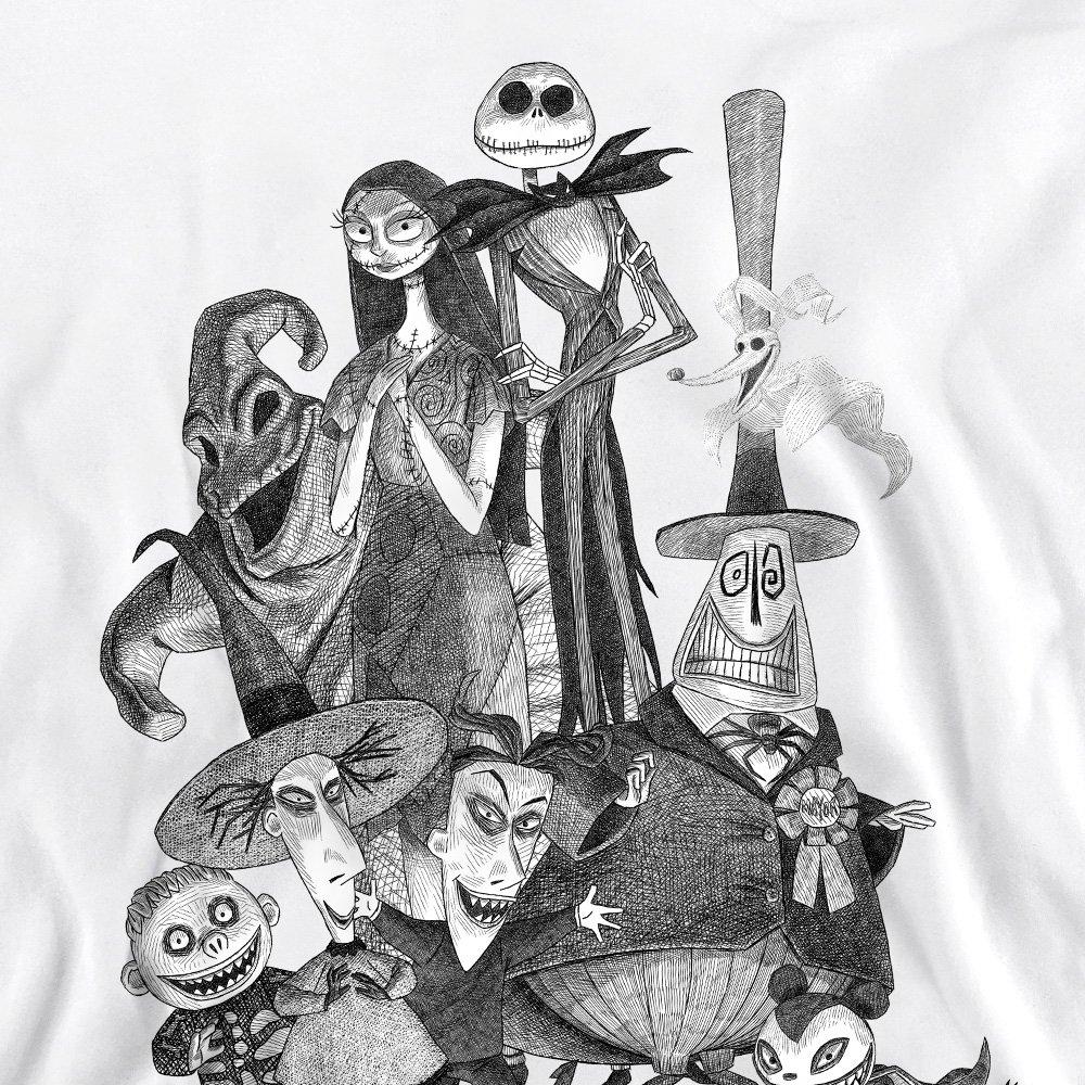 White - The Nightmare before Christmas - The Nightmare Before Christmas Jack Sally Monster - 2