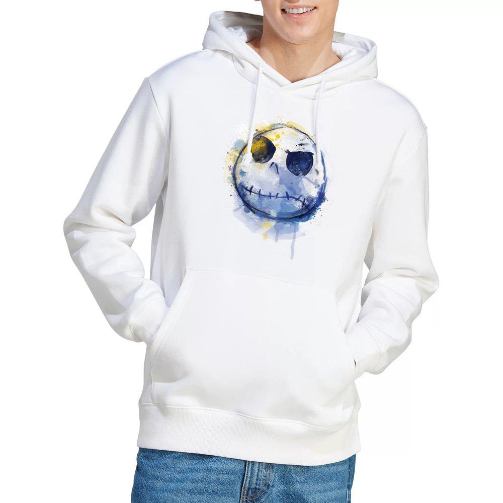 White - The Nightmare before Christmas - Painted Jack Skellington Hoodie White - 1