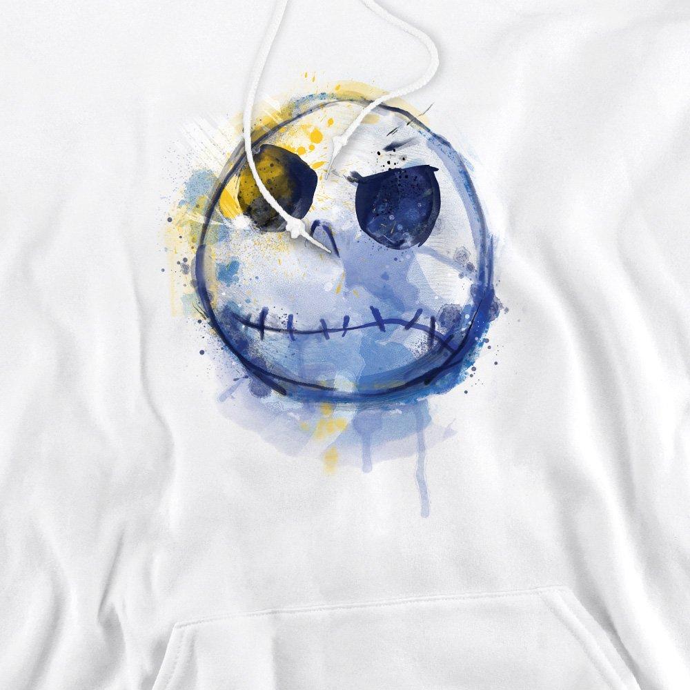 White - The Nightmare before Christmas - Painted Jack Skellington Hoodie White - 2