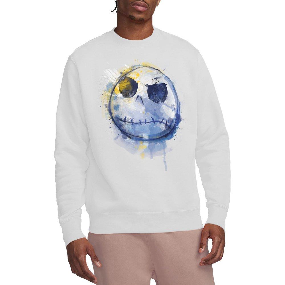 White - The Nightmare before Christmas - Painted Jack Skellington Sweatshirt White - 1