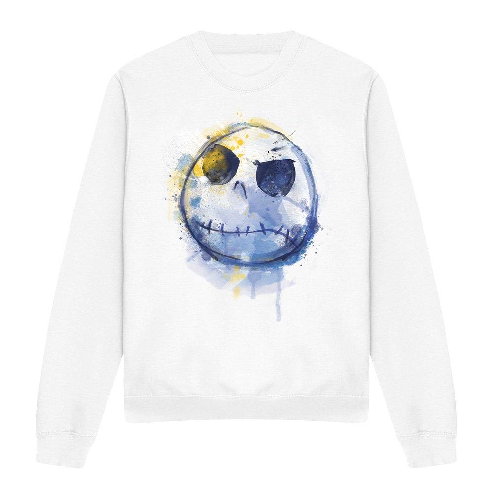 White - The Nightmare before Christmas - Painted Jack Skellington Sweatshirt White - 4