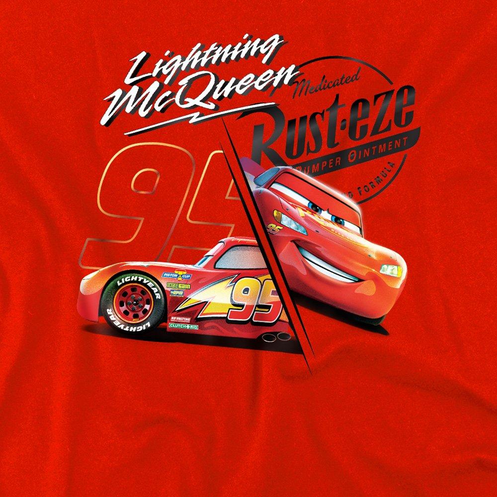 Red - Disney - Lightning Mcqueen Rusteze Youth Kids Pull-Over Hoo - 2