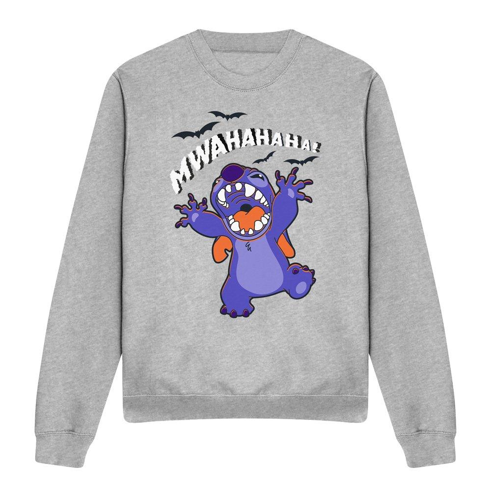 Light Grey - Disney - Lilo & Stitch Evil Laugh Sweatshirt Light Grey - 4