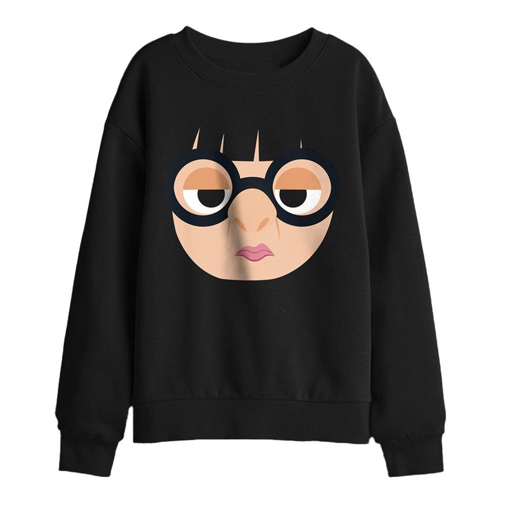 Black - Disney - The Incredibles Edna Mode Face Kids Sweatshirt Bl - 1